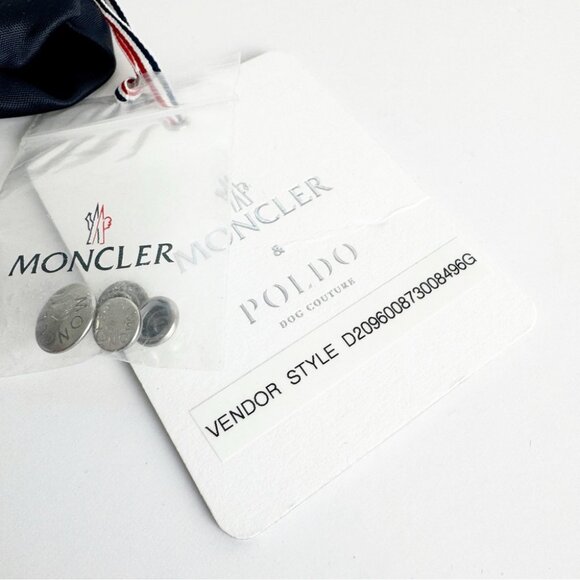 NWT Moncler x Poldo Dog Couture Sweater size 00 Navy Blue - Picture 6 of 11